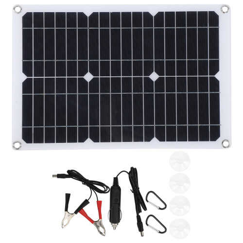 Renewable Power Solution, Eco Friendly Energy Monocrystalline Solar Panel, High Efficiency Flexible Solar Panel with Quick Setup for Outdoor Emergency