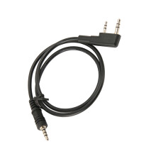 Leichtes K-Kopf 3,5 mm Stereo-Kabel für Kenwood- & PX-Radios