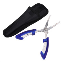 Precision Fishing Pliers, Ergonomic Combat Grip Handles Stainless Steel Jaws For Split Ring And Hook Removal, 1PCS