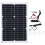Renewable Power Solution, Eco Friendly Energy Monocrystalline Solar Panel, High Efficiency Flexible Solar Panel with Quick Setup for Outdoor Emergency 2