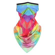Scaldacollo Maschera Viso Copri Bandana, Protezione UV Sole Antivento Balaclava Copricapo per Sport all'Aperto Sciarpa Leggera Multiuso con