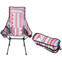 Utendørsstol for camping, lett, sammenleggbart, slitesterkt sete med oppbevaringspose, ultralett, sammenleggbar lenestol for strand, fotturer,