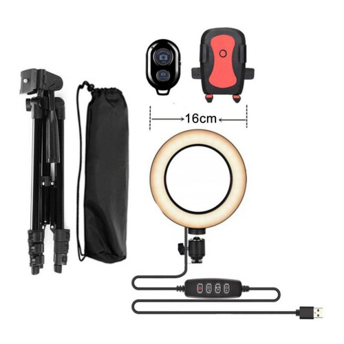 Ring Light, versão atualizada com abertura circular de 12 polegadas, simula a luz solar natural para uma distribuição uniforme da luz, realçando 2