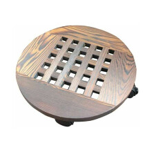 Hochwertiger Pflanzenständer aus Massivholz, keine Montage erforderlich, robust und stabil, wasserfeste Oberfläche, kratzfeste, feststellbare