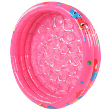 Runder pinker aufblasbarer Baby-Schwimmbecken, 150 cm/59,1 Zoll Wasser-Spiel