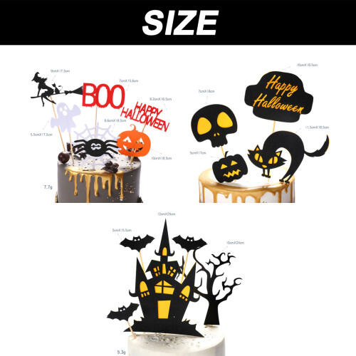 Διακοσμητικό τούρτας για το Halloween, μαγεία, η διακόσμηση για πάρτι μάγων γίνεται 1
