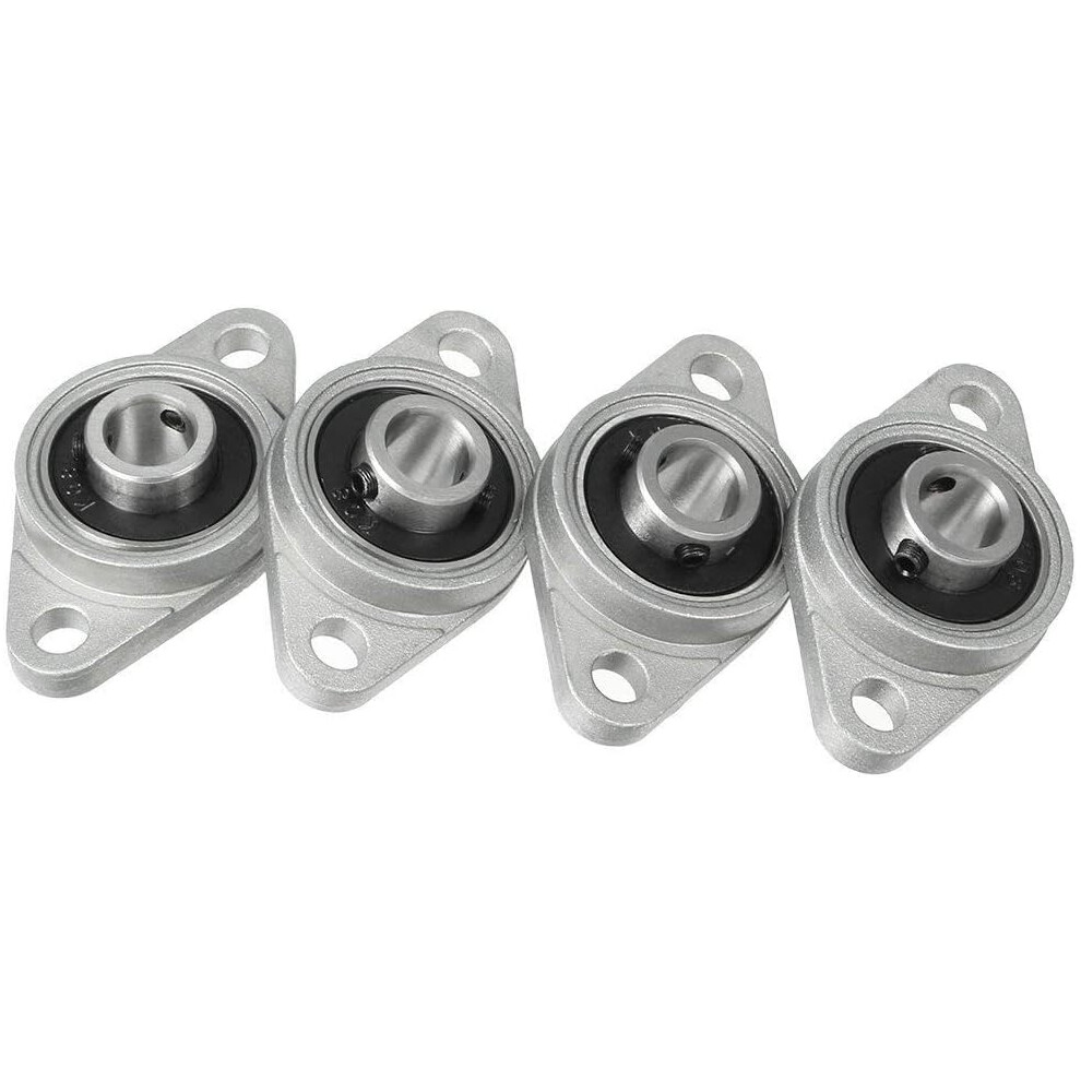 Self-Alignment Bearing With Durable Aluminum Construction, 42 X 32 X 14Mm, Low Friction For Mechanical Industries And Conveyer Systems Silver 9335627655359
