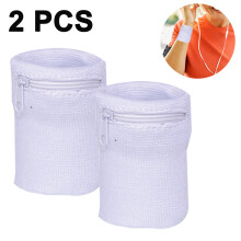 Sports Accessory: Wrist Wallets With Zipper Pocket, Breathable Quick-Drying Sweat Bands For Outdoor Activities