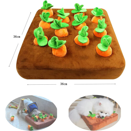 Παιχνίδια για σκύλους Carrot Farm, Εργαλεία εκπαίδευσης βελούδου για κατοικίδια, 1
