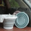 Ευέλικτος πτυσσόμενος κουβάς, φιλικός προς το περιβάλλον φορητός κουβάς για 8