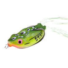 Hollow Body Frog Lure For Bass Fishing, Weedless Hooks Hollow Body Design Topwater Lure With Super Strong Double Hook And Spinnerbait Style Legs