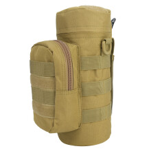 Custodia tattica per borraccia in nylon 600D resistente, compatibile con sistema di fettucce Molle, per idratazione outdoor, ideale per zaino,