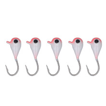 Jigs profesionales para pesca en hielo, señuelos de pesca súper sensibles con cabeza de tungsteno ecológica para una sensibilidad inigualable y un