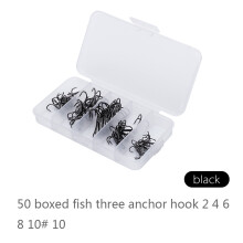 Angler's Delight: High Carbon Steel Treble Hooks With Super Sharp Points For Artificial Baits, Saltwater And Freshwater Fishing Gear, Trusted Reliabil