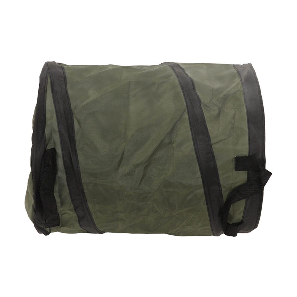Oxford Collapsible Camping Trash Can With Bottom Handle 12.7X15.5in Green 4691375200209