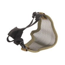 Semi maschera in rete di acciaio, 54-62 cm, copertura protettiva verde per esterni