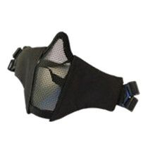 Tactical Mesh Mask for Outdoor Survival, Impact Resistant Flexible Oxford Cloth Adjustable Foldable Face Mask for War Games Competitions