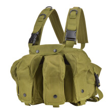 Colete tático militar versátil, bandoleira de lona ajustável com fita de nylon de alta qualidade, ideal para caminhadas e esportes de tiro.