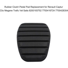 Copripedale in gomma per freno e frizione, per garantire sicurezza di guida e protezione del pedale della frizione per modelli Renault. Design