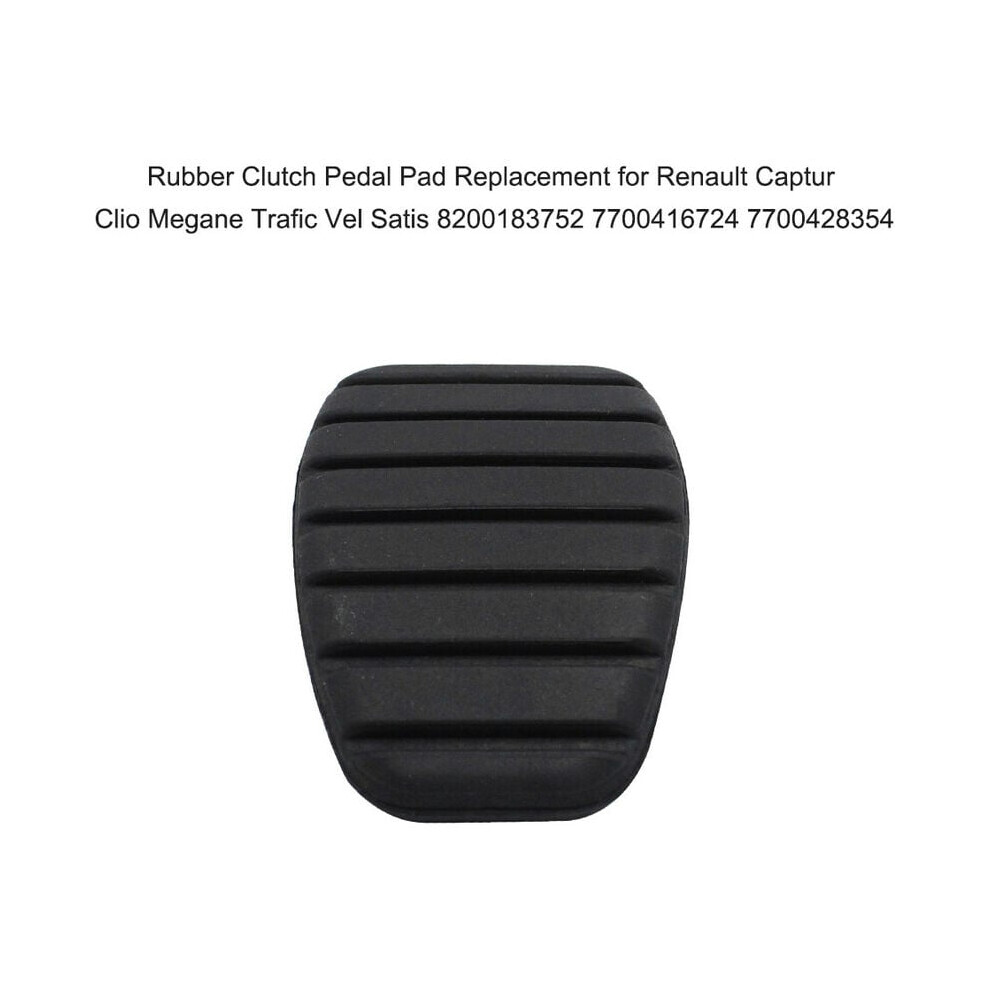 Brake Clutch Pedal Pad Rubber Cover, Ensuring Driving Safety & Clutch Pedal Protection For Renault Models, Non-Slip Design, Easy To Use, Quick Fixing 9169997247223