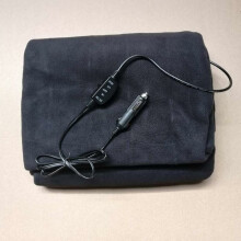 High-Quality Polyester Fleece, Warm Fleece Travel Throw with Smart Temp Controller for Universal Fit, Portable 12 Volt Electric Heated Blanket,