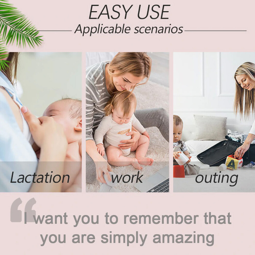 Reusable Breast Pads, Washable Nursing Pads With Organic Bamboo, Super Absorbent Leak Proof Breastfeeding Covers for Eco-Friendly Postpartum