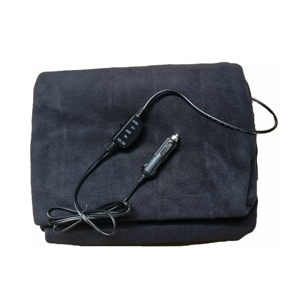 Smart Temp Controller, Portable 12 Volt Electric Heated Blanket For Cars, Suvs, Trucks, Rvs, Or Boats, Universal Fit With Auto-Off Timer 9358999486314