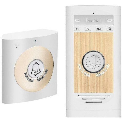 Indoor Intercom With Dual Channels, Waterproof Design For Long Range Communication In Home Office Settings