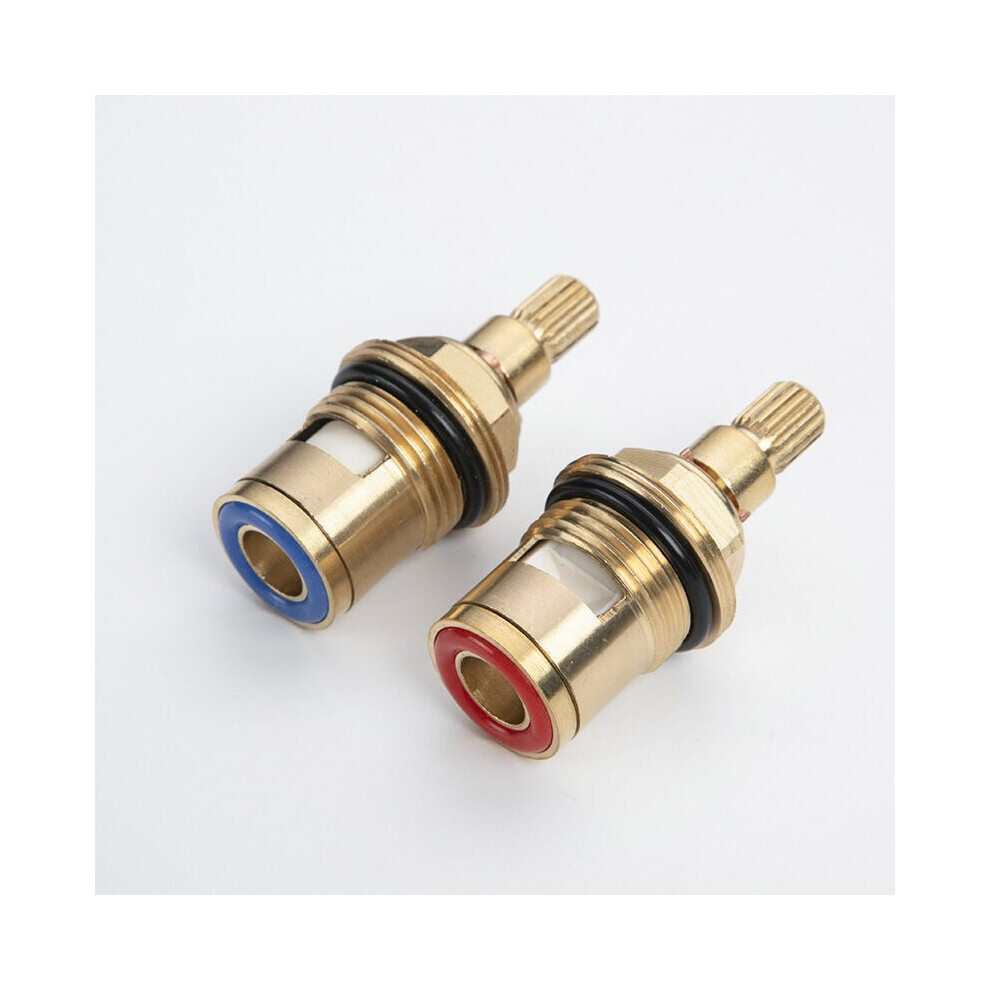Brass Ceramic Disc Tap Valves, Quarter Turn Disc Cartridge, Lead Free And Corrosion Resistance, High-Quality Material With Good Tightness For Double 9433291801697