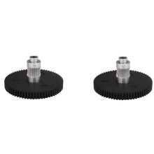 2X for Artillery Sidewinder X1 Extruder Gear with 66-Tooth Stainless Steel and Plastic for Aero Extruder Feed Gear