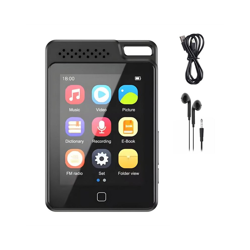 Metal 5.0 Mp3 Music Player Built-In Speaker Mp4 Player 2.4 Inch Full Touch Tft Color Screen Radio Hifi 6033357126455