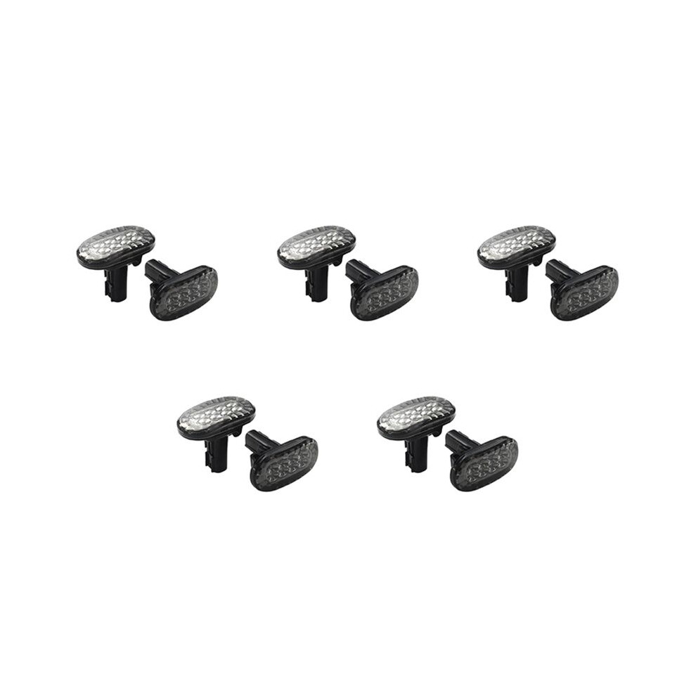 10X Led Side Lights For Jimny Jb74 Jb64 2018- Turn Signal Indicator Replacement, Smoked Amber/Light 4711062036727