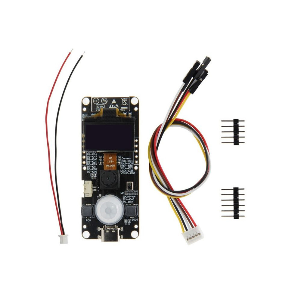 T-Camera S3 Esp32-S3 Development Board Wifi 0.96In Oled 2 Million Pixels Hd Camera Flash 16Mb Esp32-S3fn16r8 6032656572192