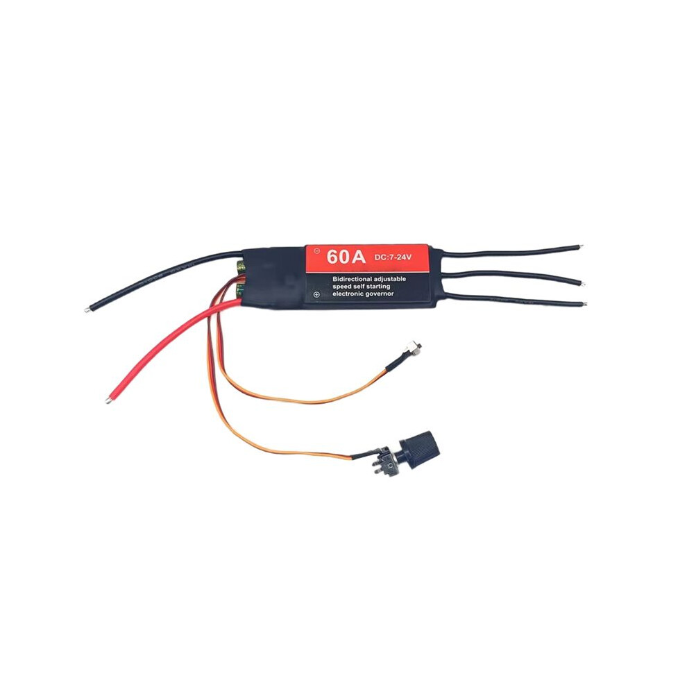 2-6S 60A Esc Bidirectional Self Starting Brushless Electric Regulation Speed Controller For Diy Fan 6032022773000