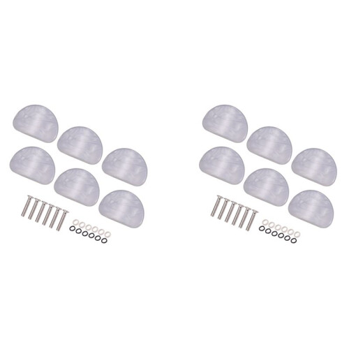 12 Pcs White Pearl Guitar Tuning Pegs Keys Button Tuners Machine Heads Premium Tuning Key Button Cap Knobs Handle Caps