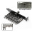 7-Channel Cooling Fan Hub Speed Controller Cable Splitter  Charging Radiator for PC Case Temperature 3