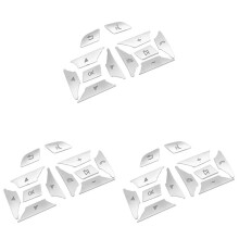 36X Car Steering Wheel Button Stickers Cover Trim for   A B C E ML GL CLA GLA GLK SL SLK Class W176 W212