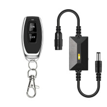-Voedingsschakelaar 433MHz-Ontvanger 3,6V-24V-Ingang 50m Bereik Compact Ontwerp Ideaal voor Afstandsbediening van Ventilatoren en Apparaten