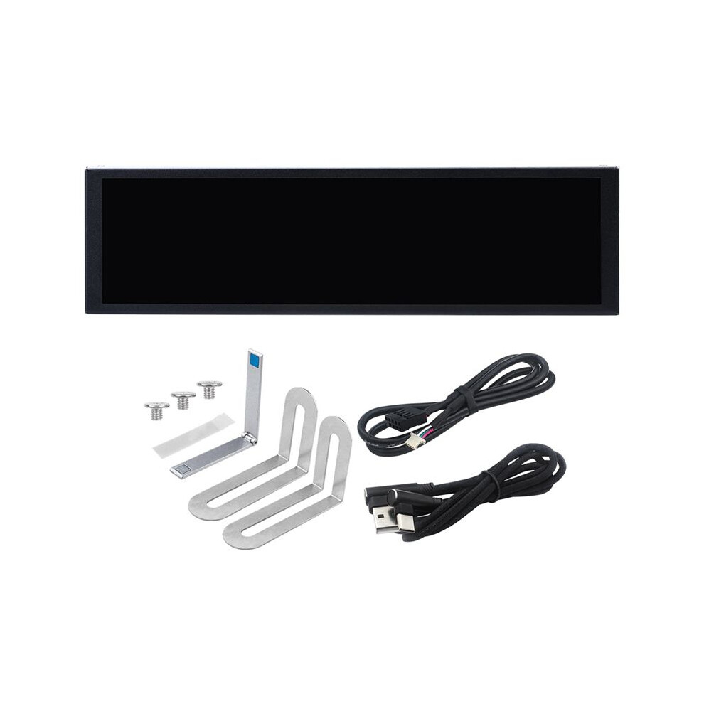 9.2 Inch Usb Secondary Screen Type-C Desktop Extended Display 1920X462 Ips Lcd Cpu Ram Gpu Monitor Turzx 6032205958583