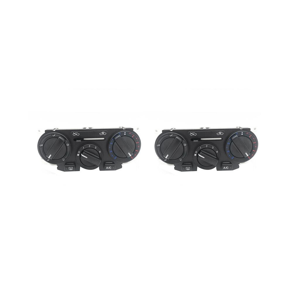 2X Front Center Dash Air Conditioner A/C Heater Climate Control Button Assembly For Tiida Versa C11 Black 6032208372294