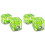 Triple 3 Axis Hot Shoe Bubble Spirit Level Compatible for    DSLR Camera (4 Pack) 1