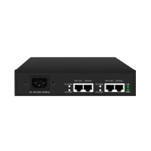 90W Dual Port 2.5G POE Injector 110-240V AC to 50-55V Active POE Output Supports 802.3at/Af/Bt Standards POE Injector EU