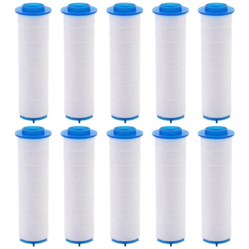 50Pcs Replacement Shower Filter for Hard Water - High Output Shower Water Filter to Remove Chlorine and Fluoride 1