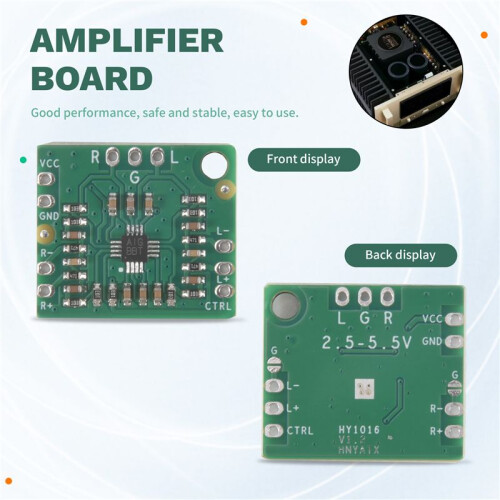 Differential Turn Balance Single-Ended Output Ear Amplifier HiFi Amplifier Board MAX97220 Input 2.5-5.5V 2