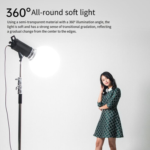Universal Photography Diffuser Soft  Dome 30CM Softbox for Studio Flash with Bowens Mount Enhances Photo Quality 2