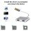 Adaptateur USB 3.0 Vers Double , Convertisseur USB Vers Double  pour Écran Identique. 7