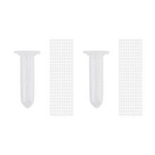 1000Pcs 2Ml Micro-Centrifuge Tube Test Tube Vial Clear Plastic Vials Container Snap Cap for Laboratory Sample Storage