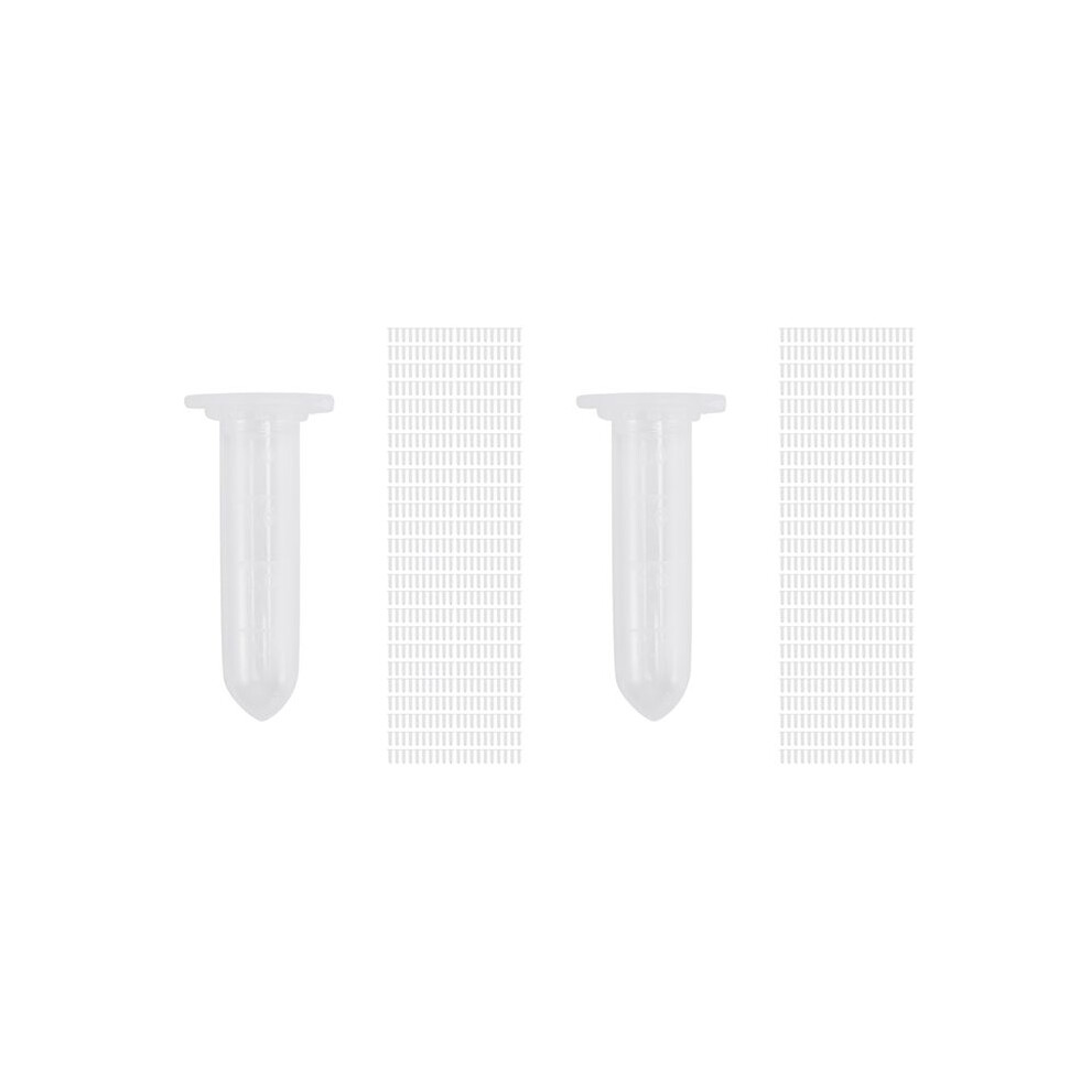 1000Pcs 2Ml Micro-Centrifuge Tube Test Tube Vial Clear Plastic Vials Container Snap Cap for Laboratory Sample Storage