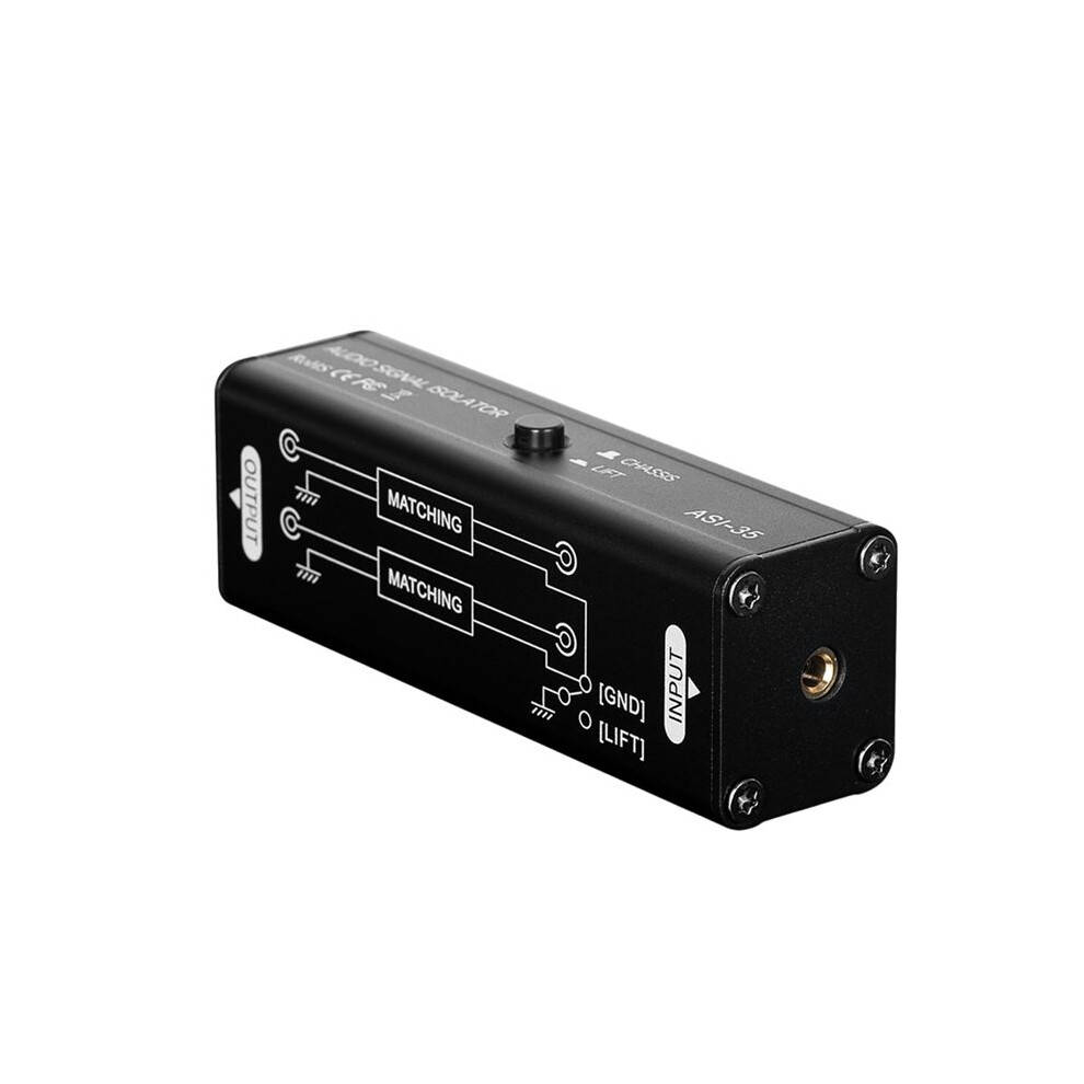 Audio Signal Isolator 3.5Mm Sound Interface Filter Aux Audio Passive Isolator For Home Car Music System 6032267628622