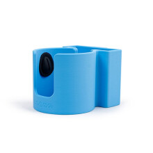 Multifunctionele PLA-Waterbekerbeugel Compatibel met Simulatieracevluchtsimulator Aluminium Profiel Blauw
